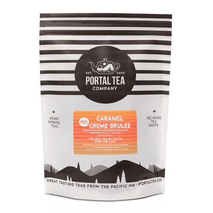 Caramel Crème Brulee - Pyramid Tea Bags