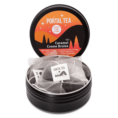 Caramel Crème Brulee - Pyramid Tea Bags