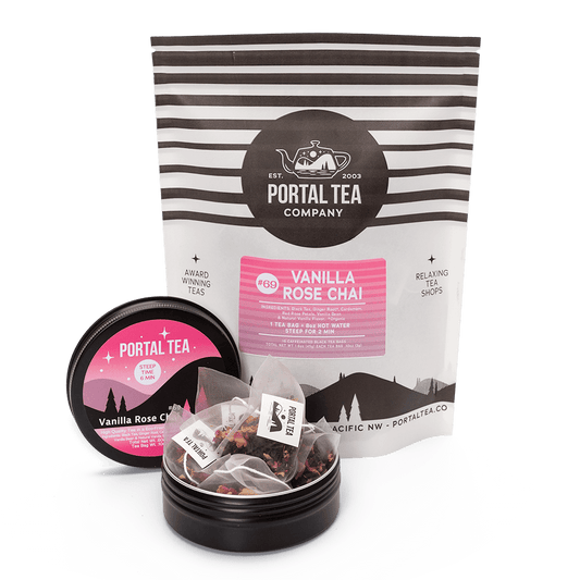 Vanilla Rose Chai - Pyramid Tea Bags