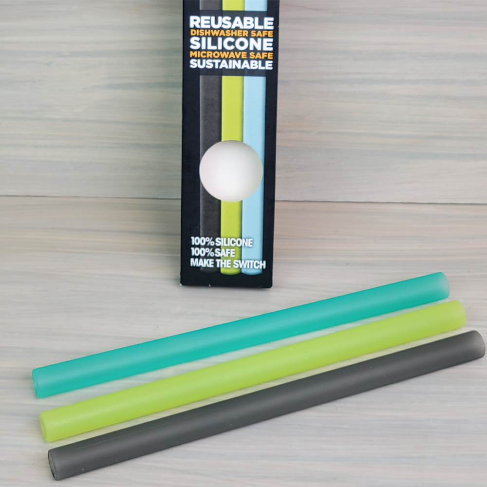 Reusable Long Extra Wide Silicone Straws