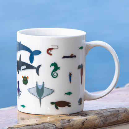 Ocean Animals Color Change Mug