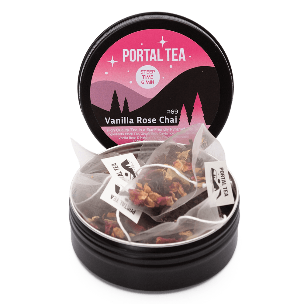 Vanilla Rose Chai - Pyramid Tea Bags