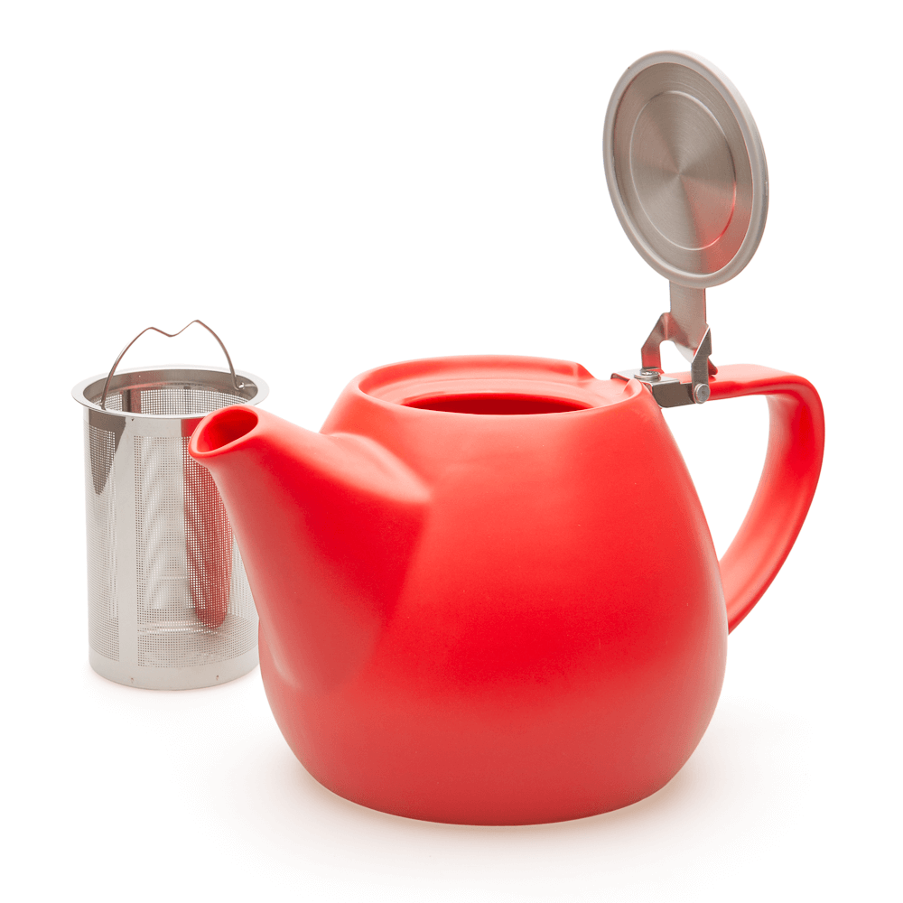 Jove Porcelain Teapot 34oz - Red