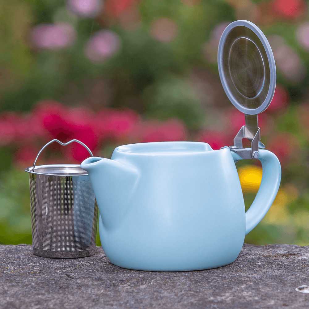 Pluto Porcelain 18oz Teapot with Infuser - Turquoise