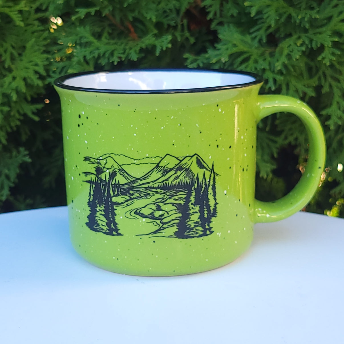 Counter Couture- Camping Ceramic Coffee Mug