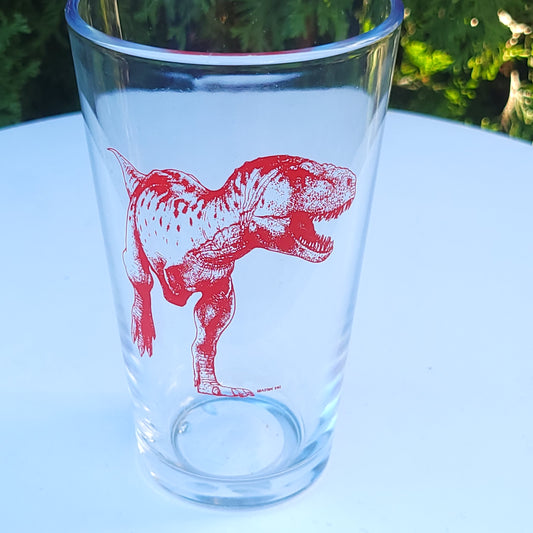 T-Rex Pint Glass