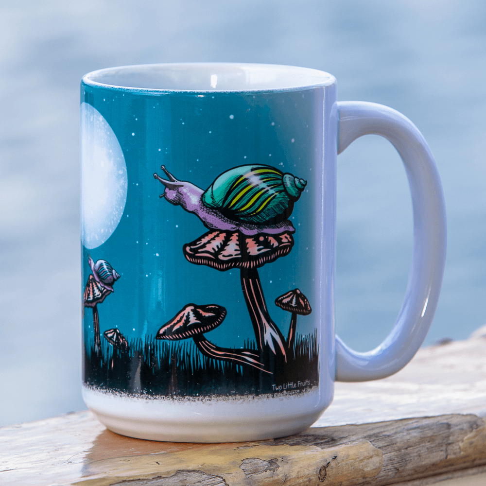 Moonlit Snail Mug