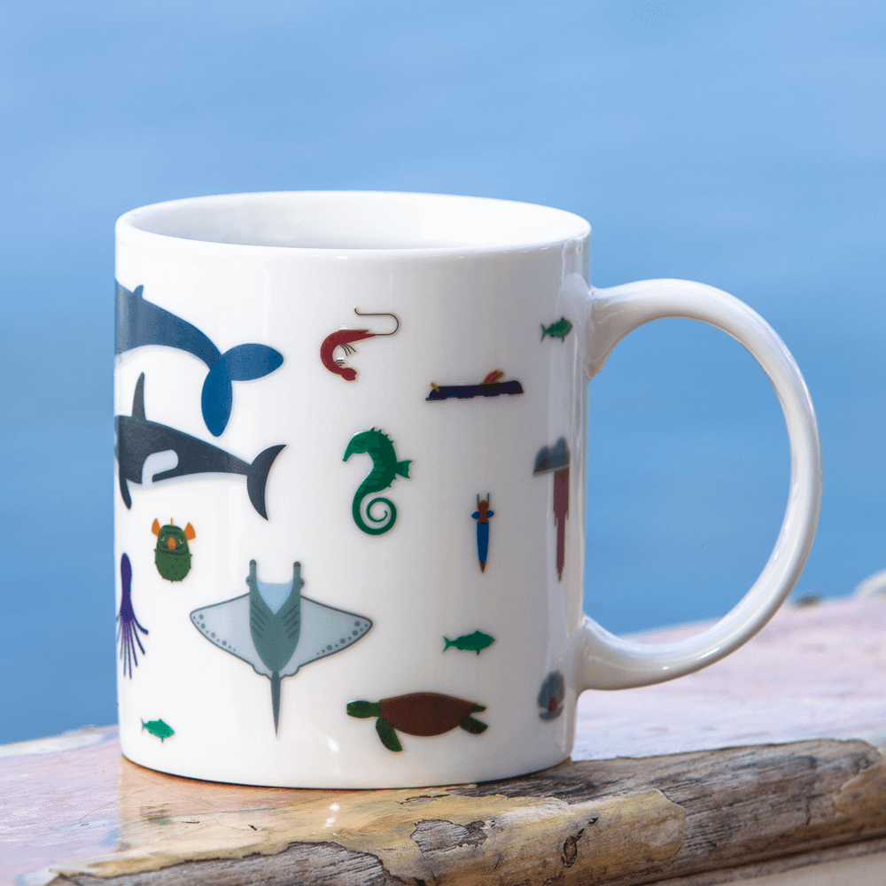 Ocean Animals Color Change Mug
