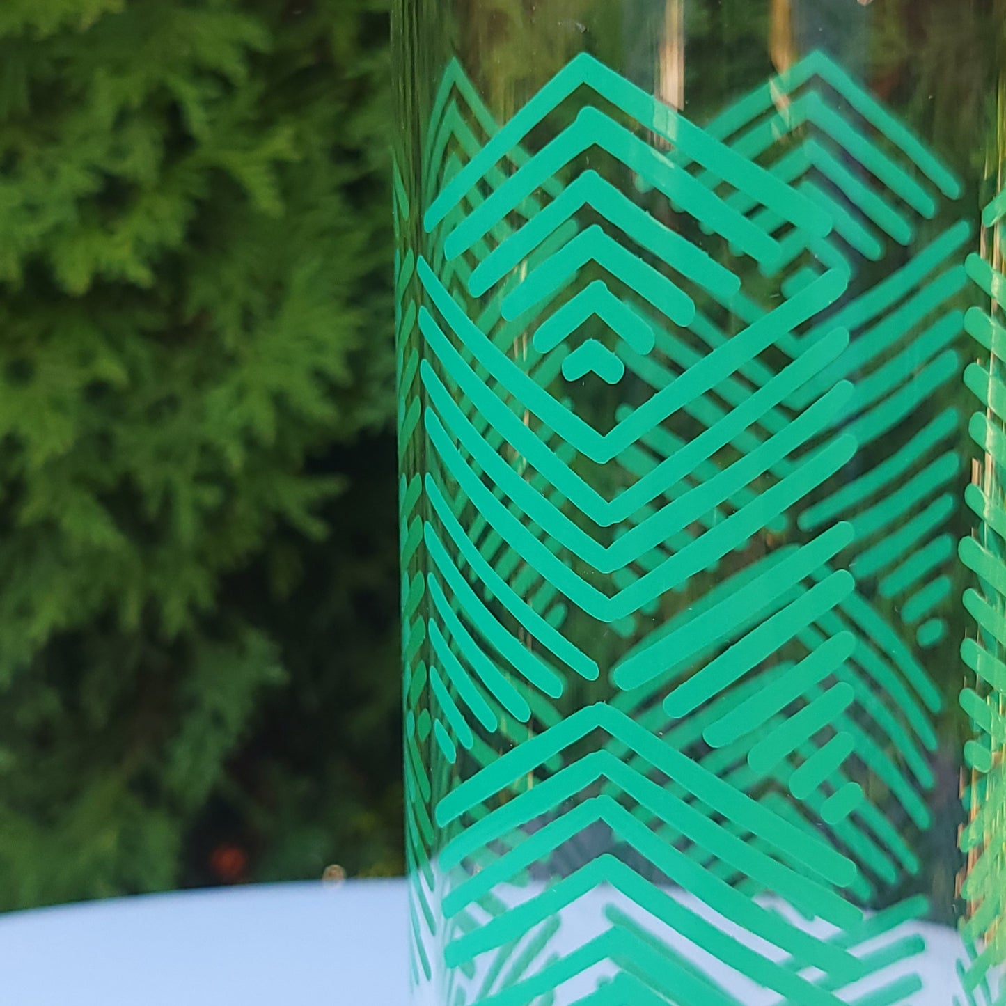 Mint Glass Water Bottle