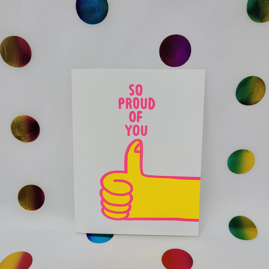 So Proud of You Greeting Card
