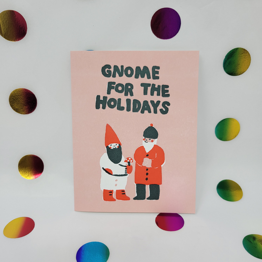 Gnome for the Holidays Greeting Card