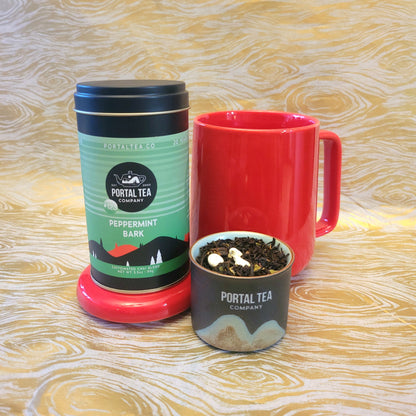 Peak Mug & Tea Gift Set - Red