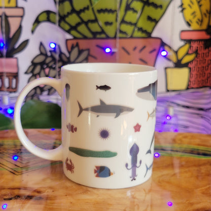 Sea Life Color Change Mug Gift Set