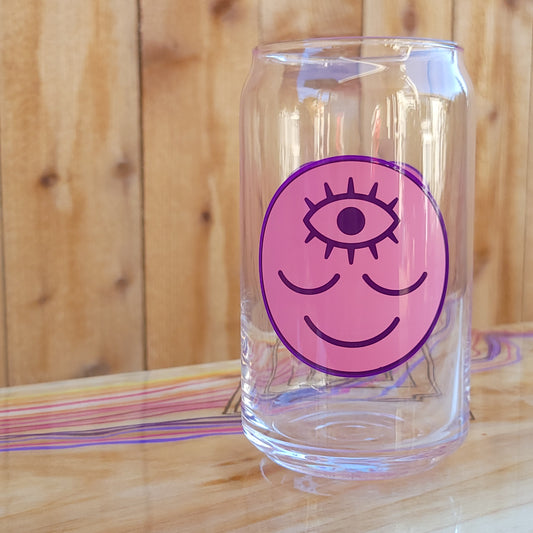 Be Nice To You Glass- Pink/Purple